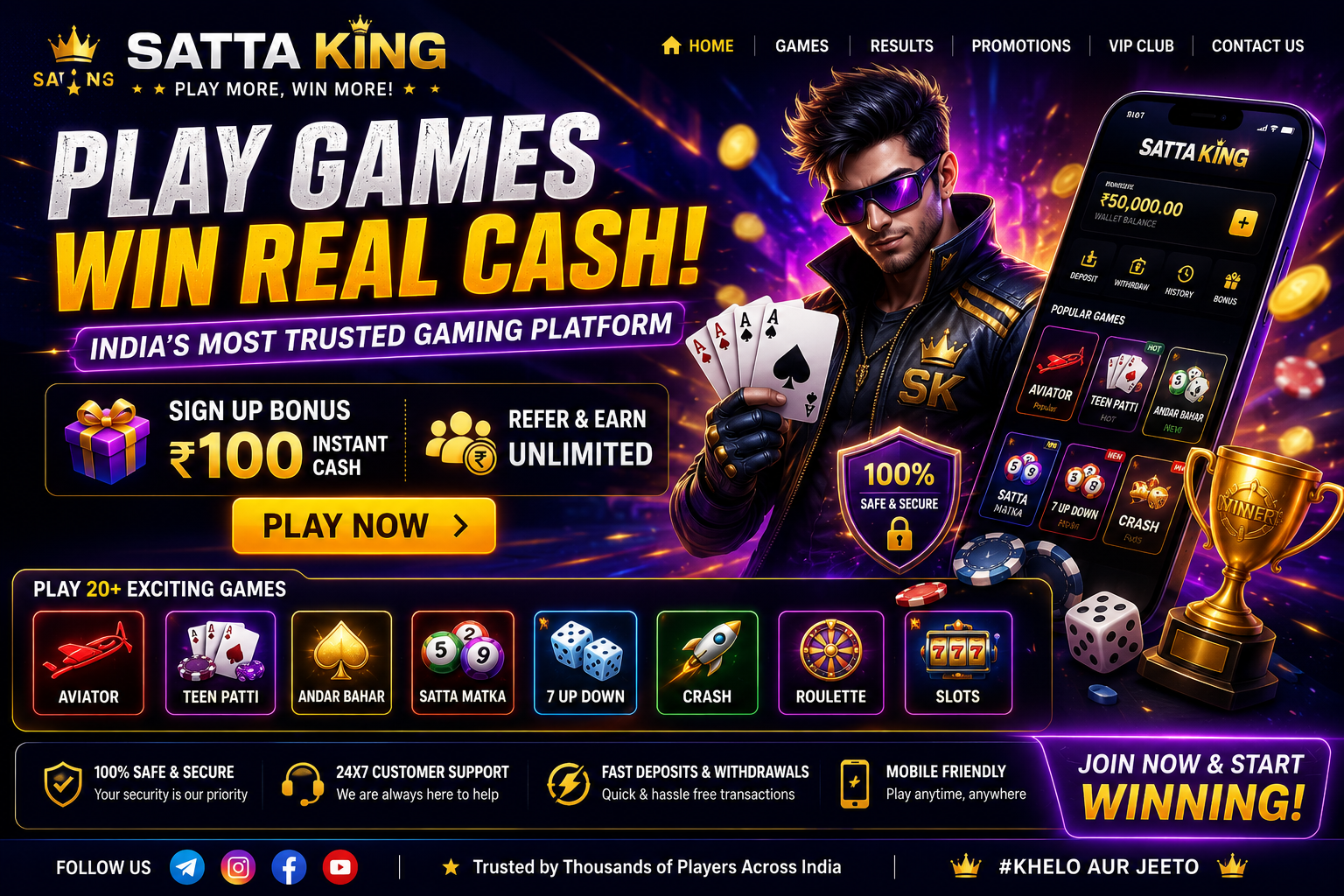 Real-Cash Gaming Platform