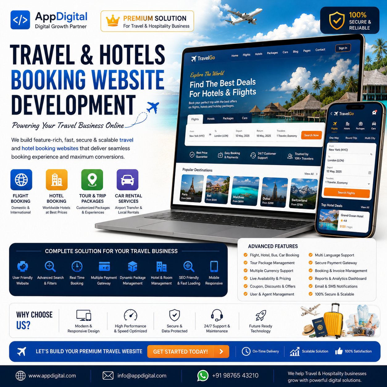 Travel & Hotel Booking Website